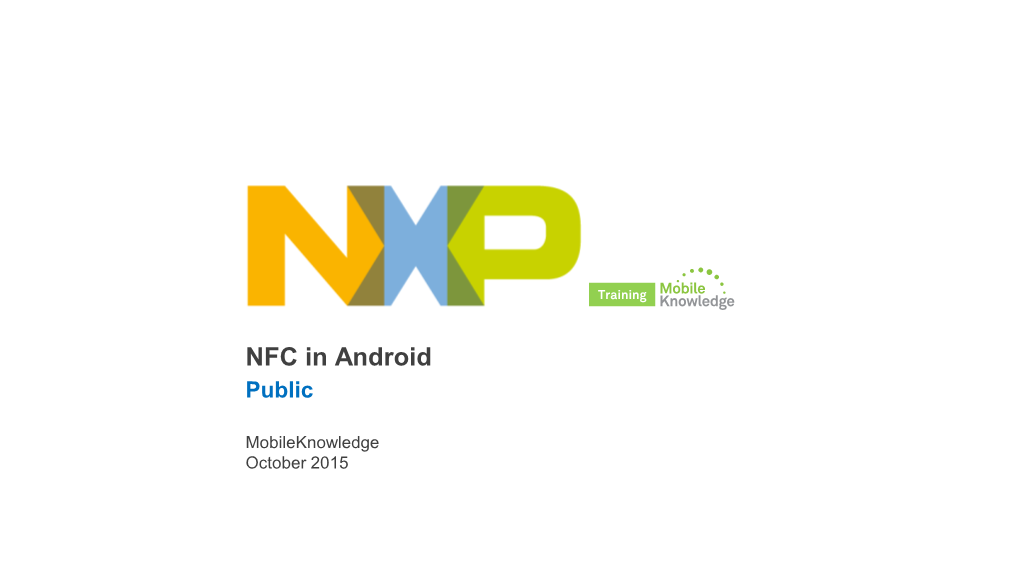 Introduction to NFC in Android