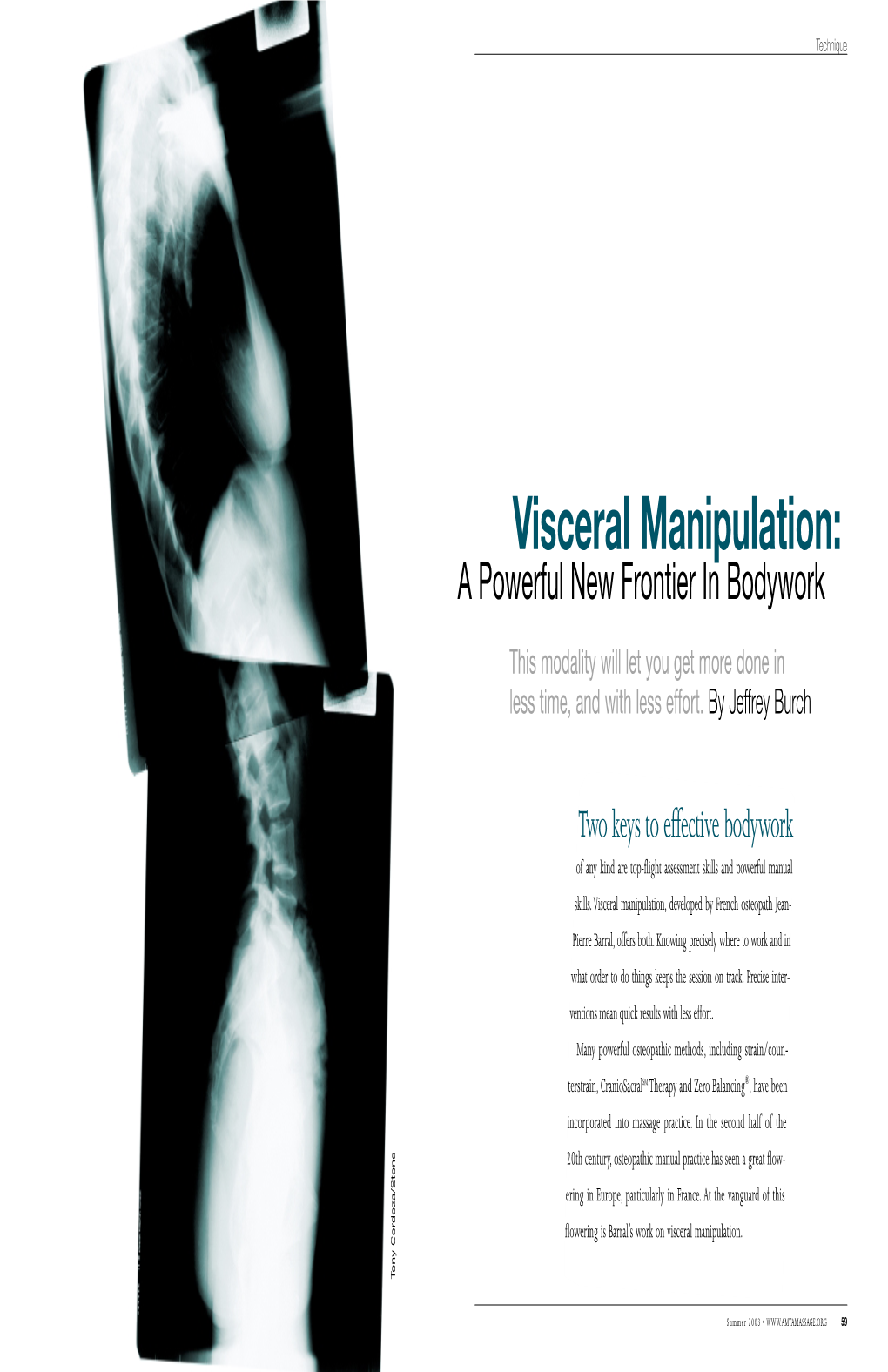Visceral Manipulation: a Powerful New Frontier in Bodywork