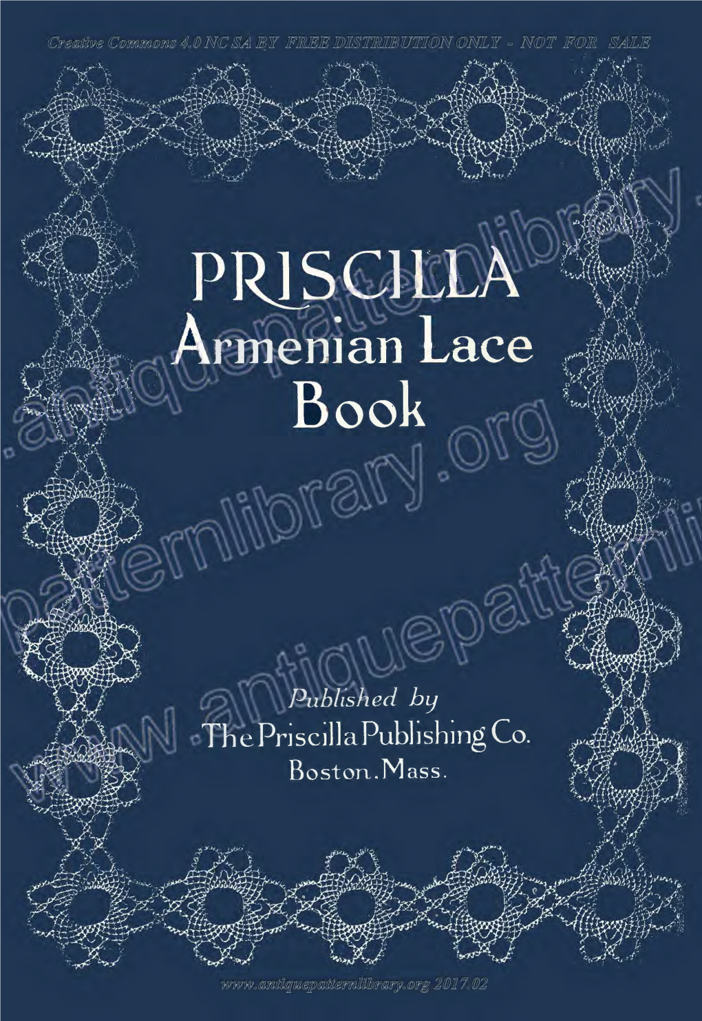 F-WM025 Priscilla Armenian Lace Book