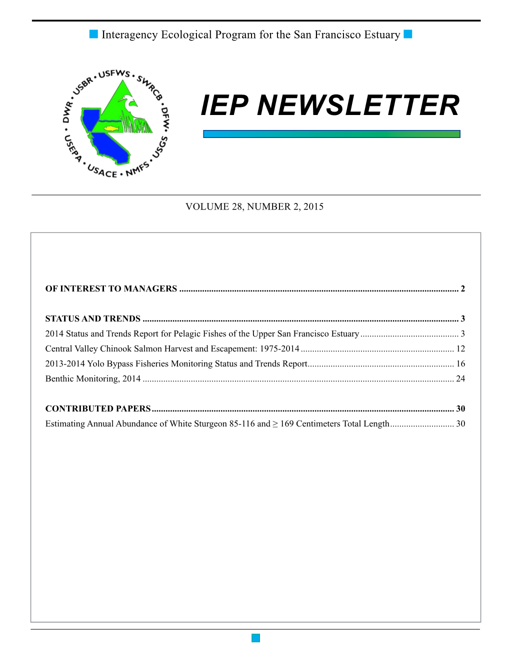 Iep Newsletter