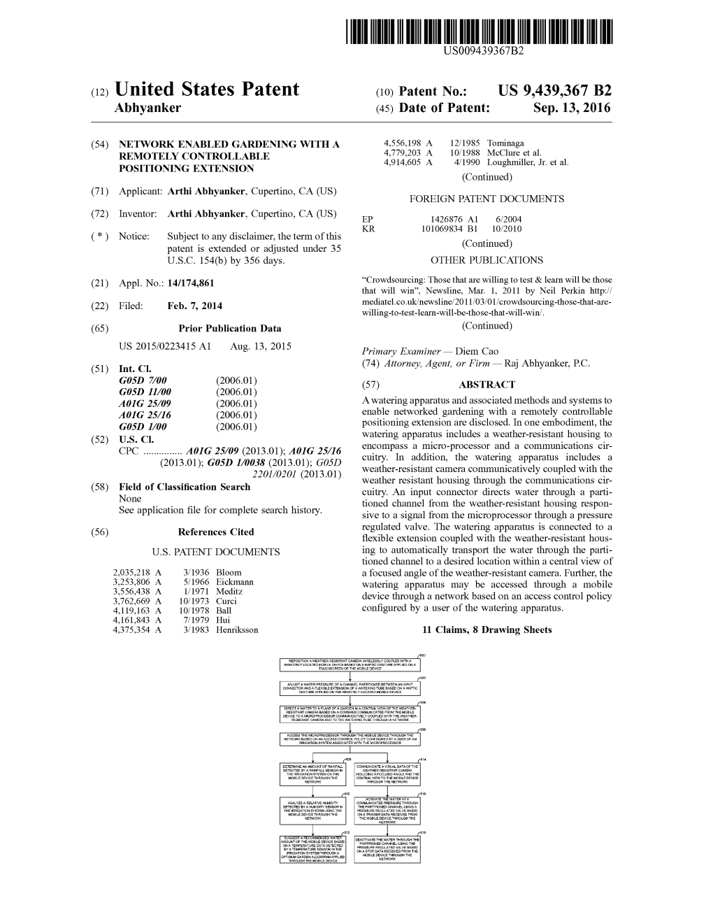 (12) United States Patent (10) Patent No.: US 9,439,367 B2 Abhyanker (45) Date of Patent: Sep