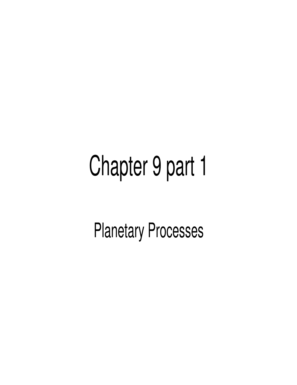Chapter 9 Part 1