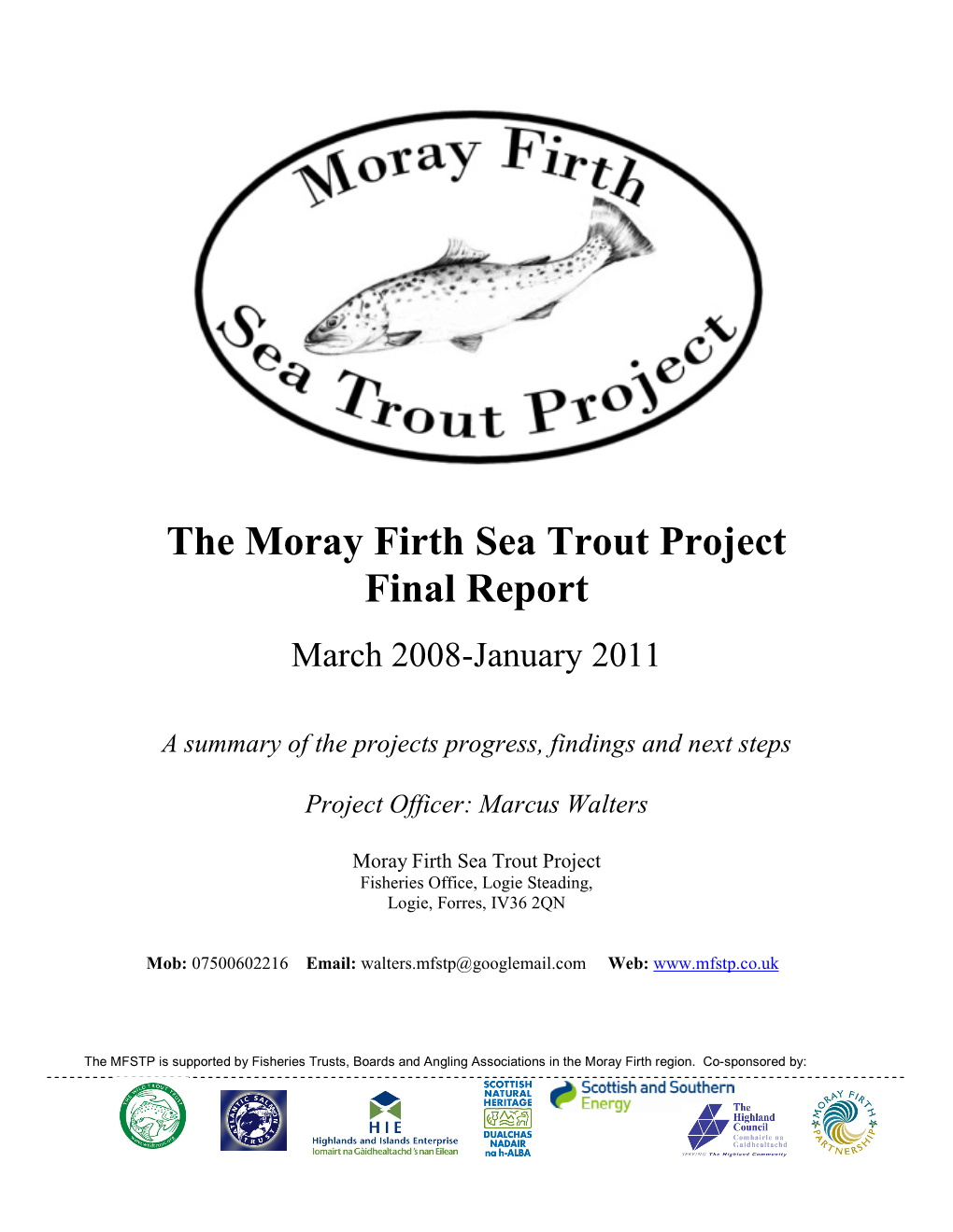 The Moray Firth Sea Trout Project Final Report