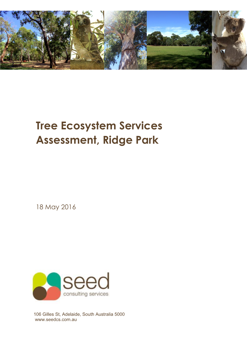 Tree Ecosystem Services Assessment, Ridge Park