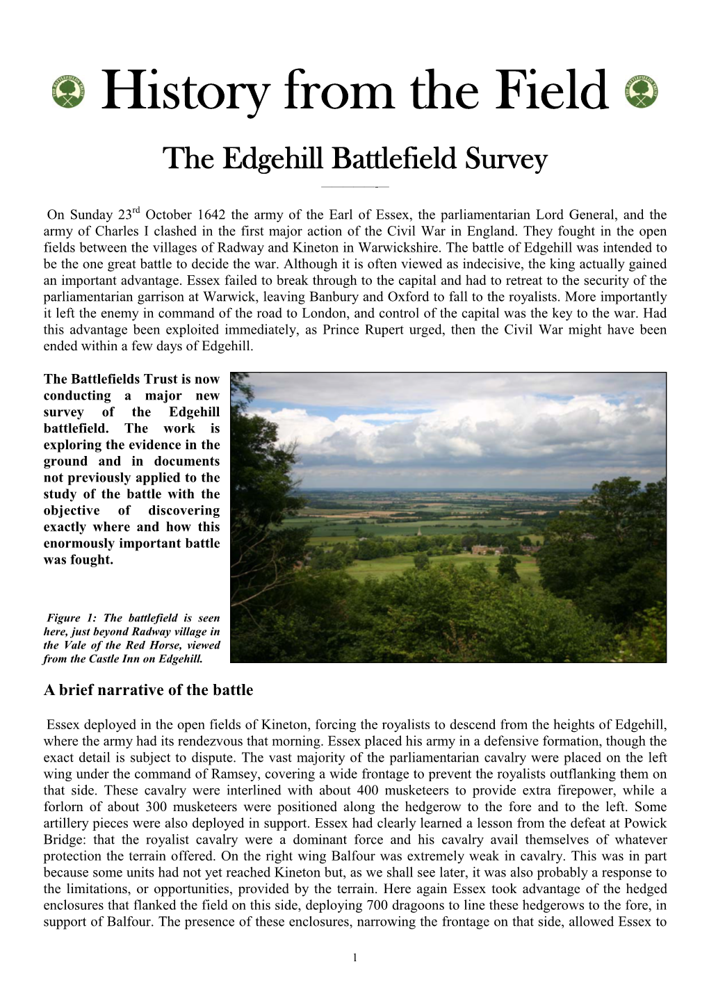Edgehill Publication