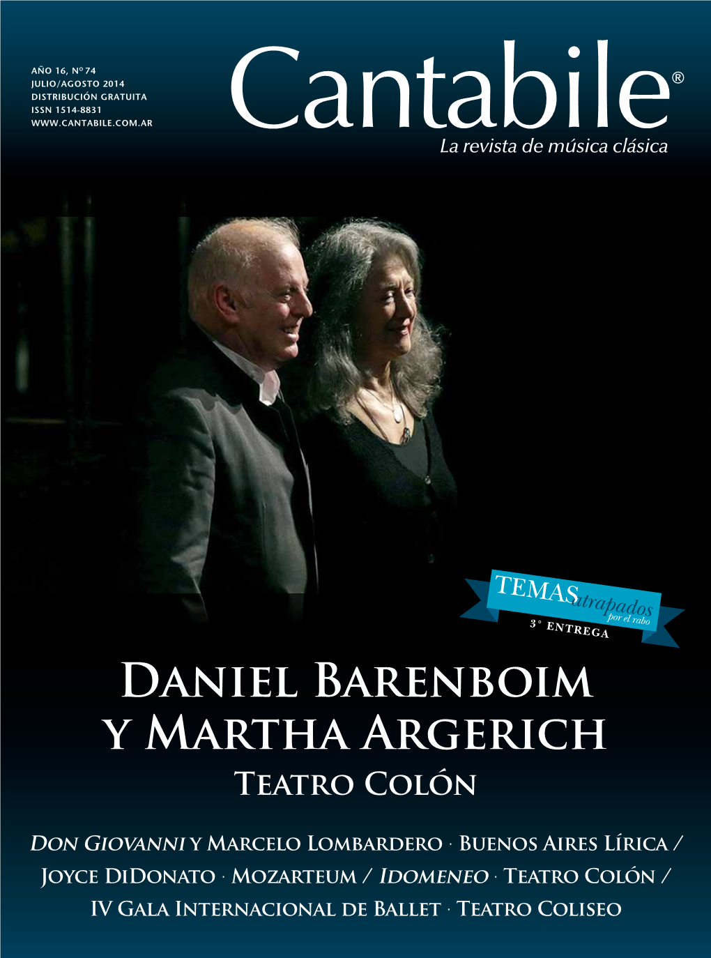 Daniel Barenboim Y Martha Argerich Teatro Colón