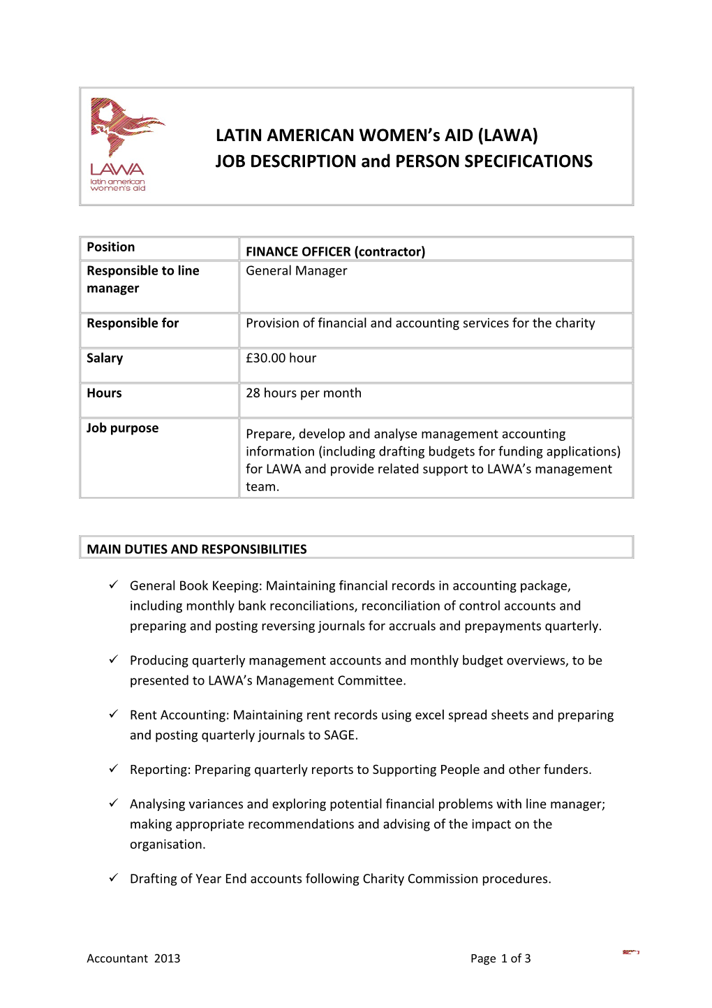 Ü Reporting: Preparing Quarterly Reports to Supporting People and Other Funders