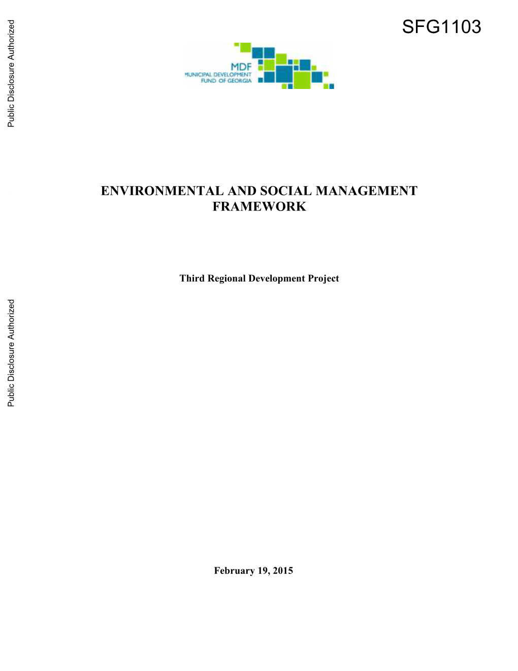 World Bank Document