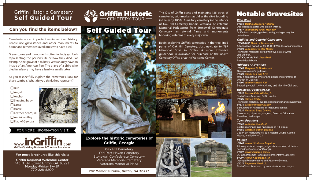 View Cemetery Tour Brochure