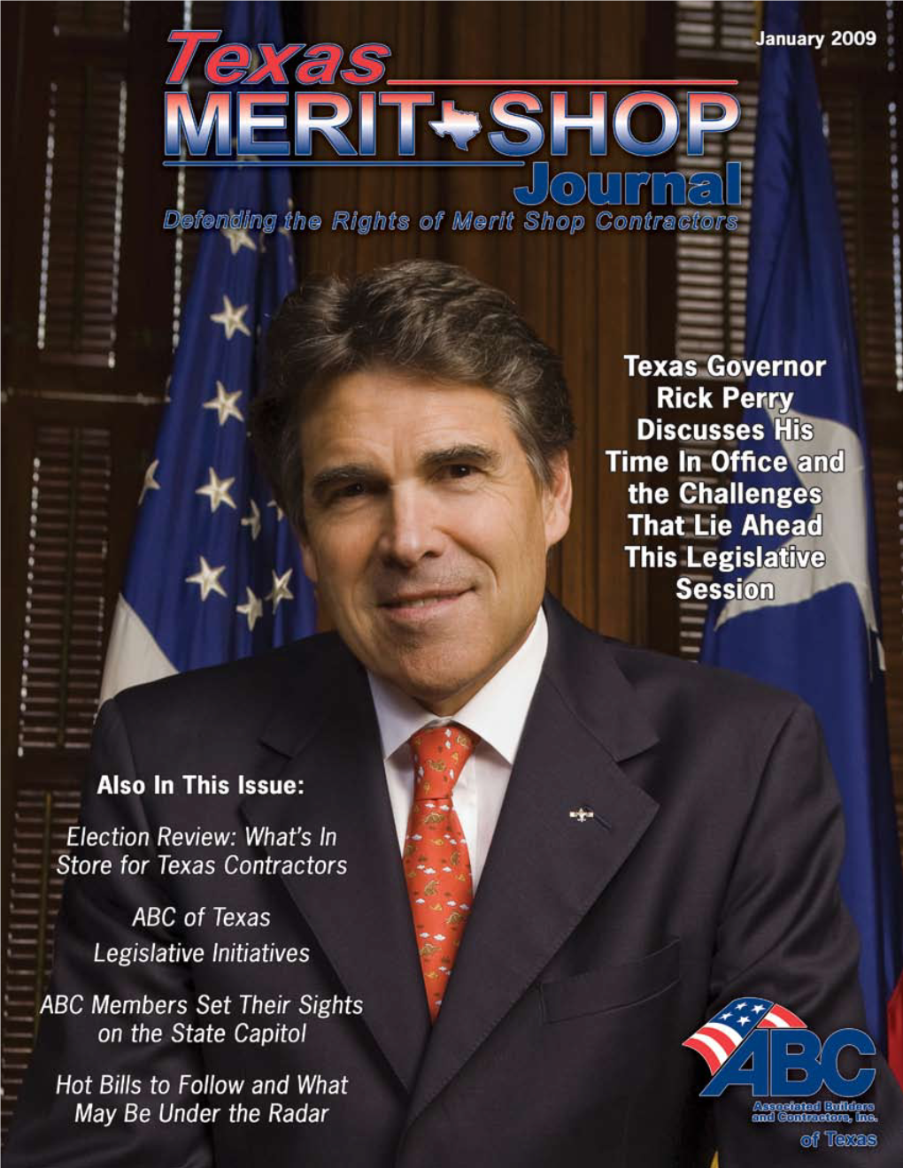ABC Texas Merit Shop Journal • January 2009 •