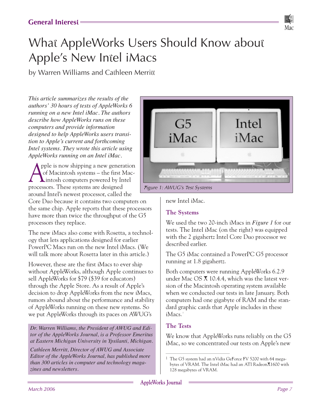 What Appleworks Users Should Know About Apple's New Intel Imacs