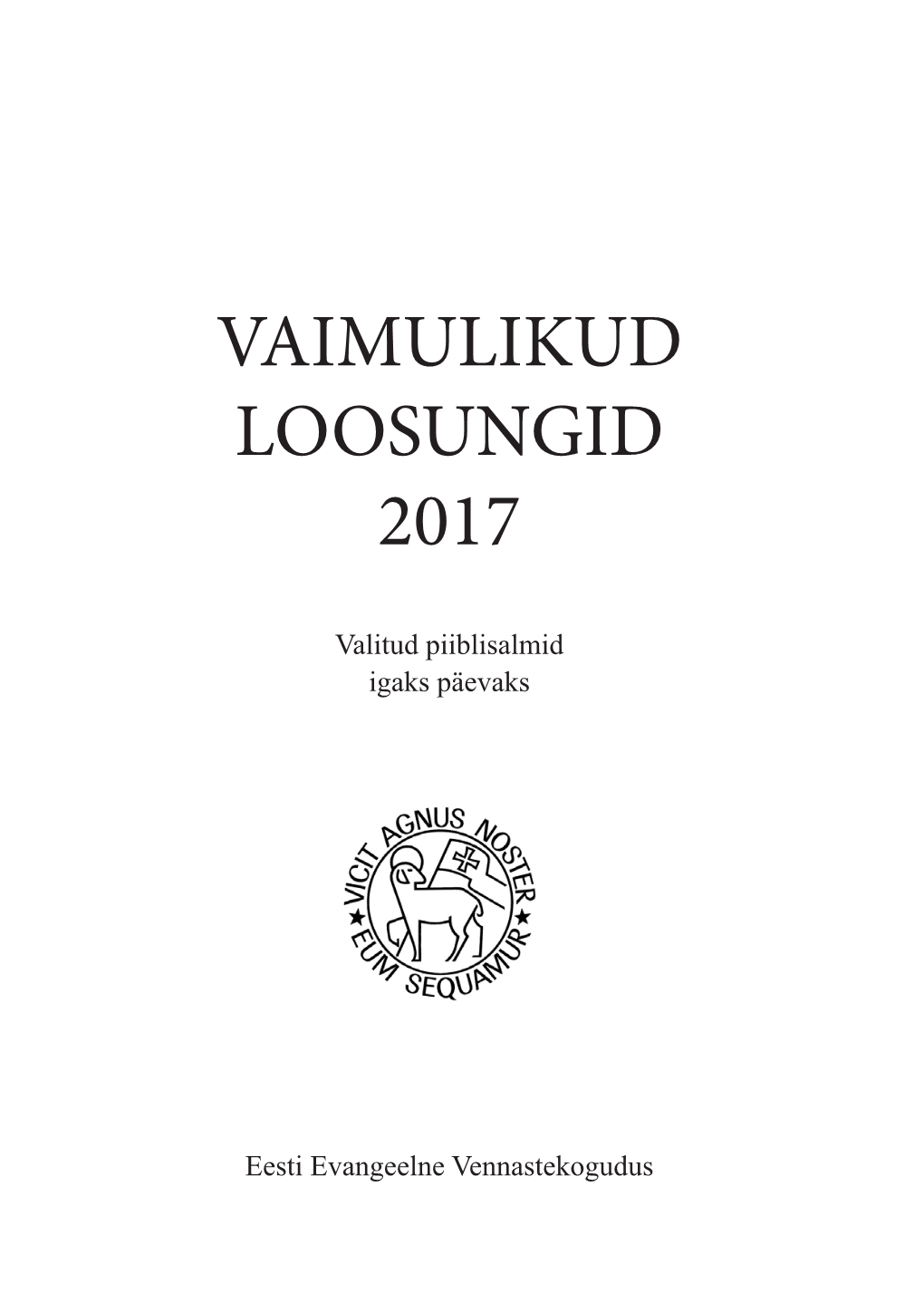 Vaimulikud Loosungid 2017