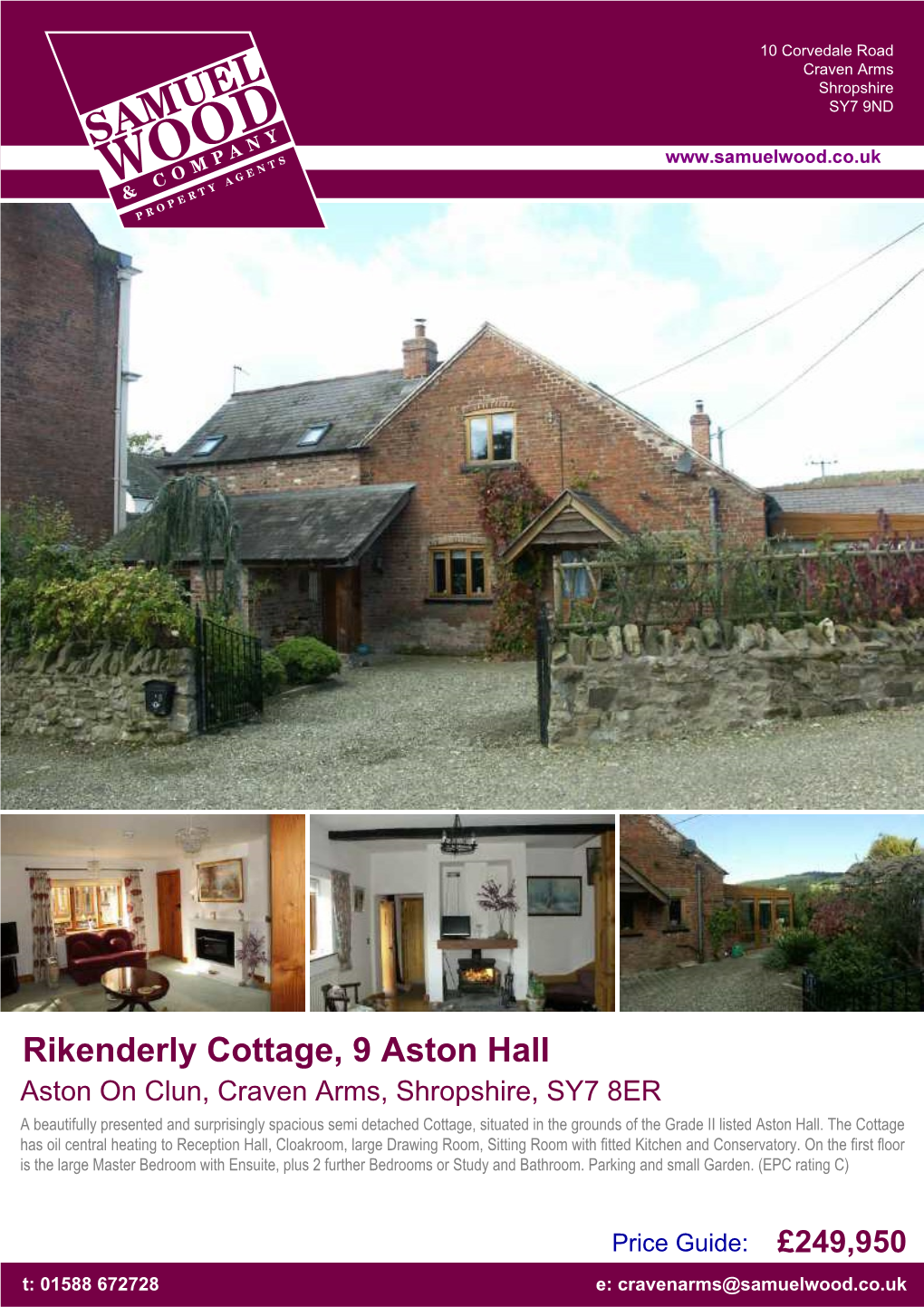 Rikenderly Cottage, 9 Aston Hall