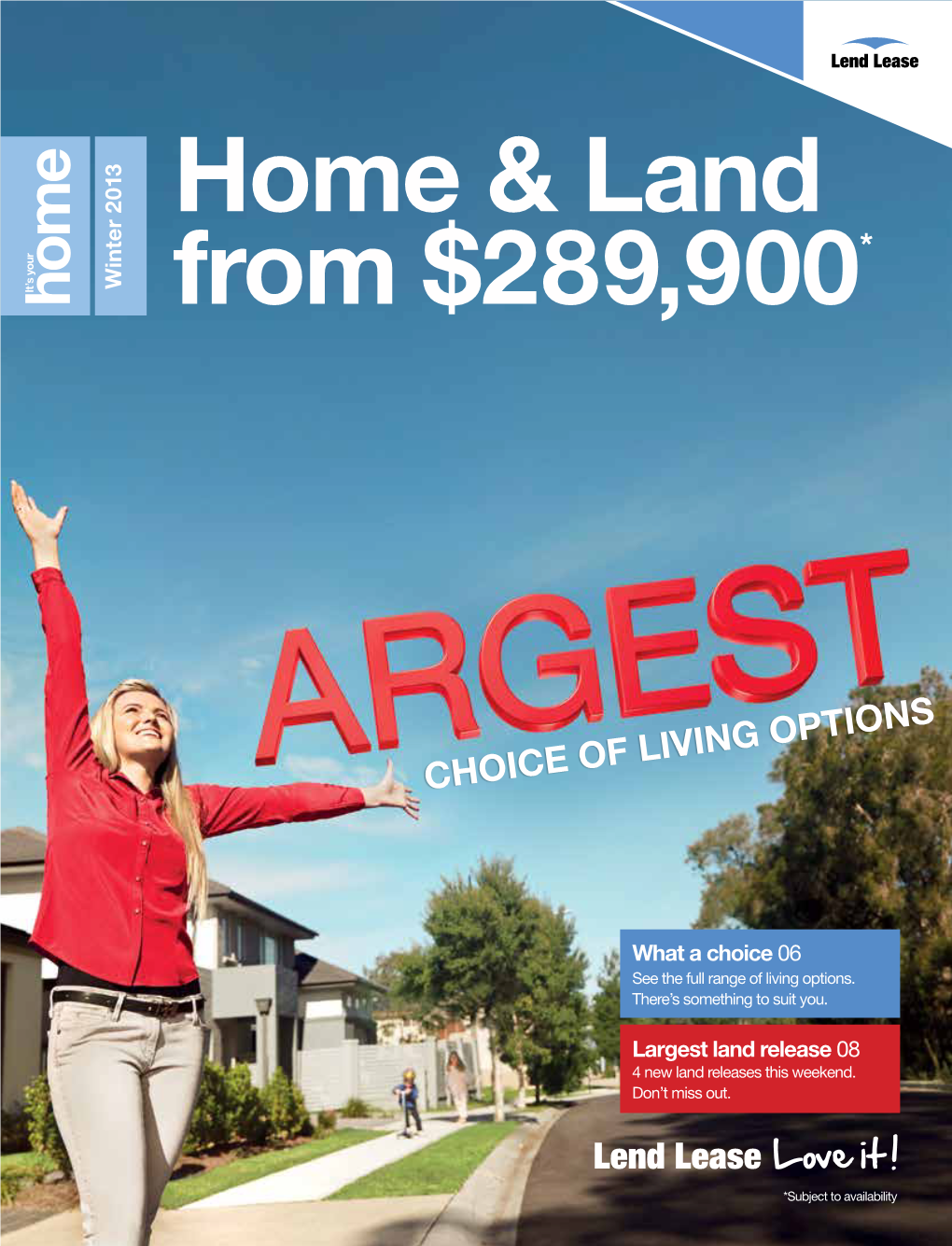 Home & Land from $289,900*