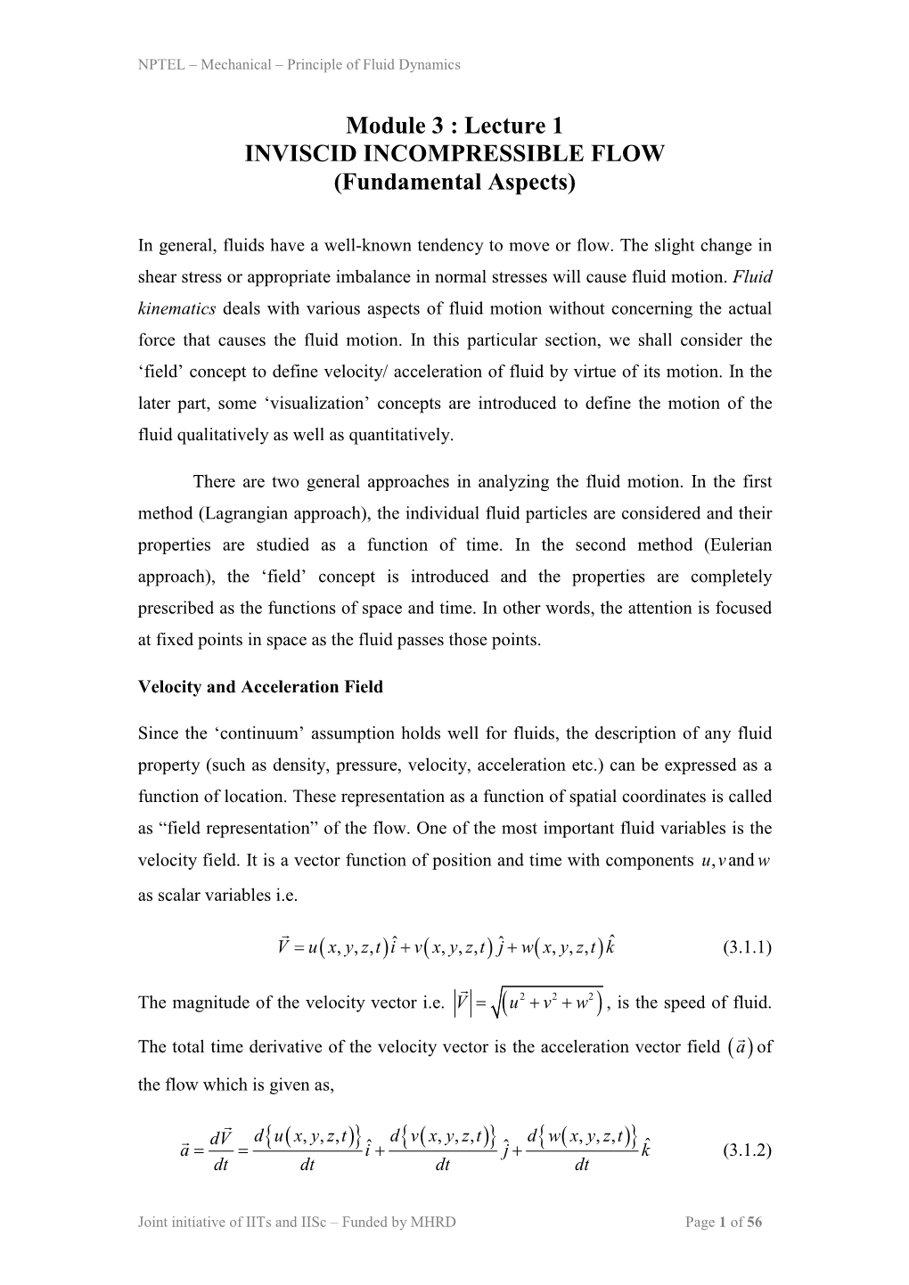 Stream Function and Velocity Potential)