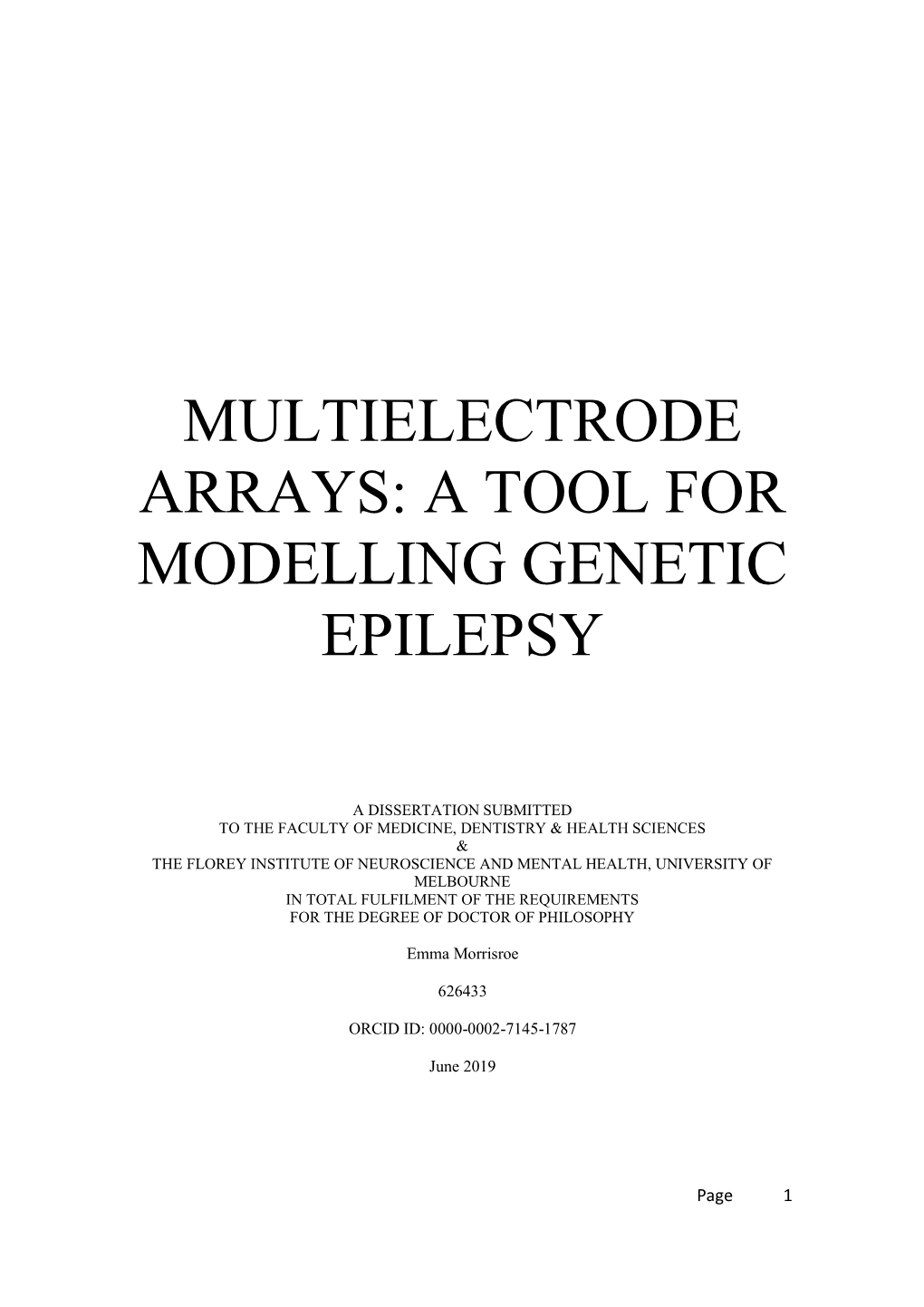 A Tool for Modelling Genetic Epilepsy