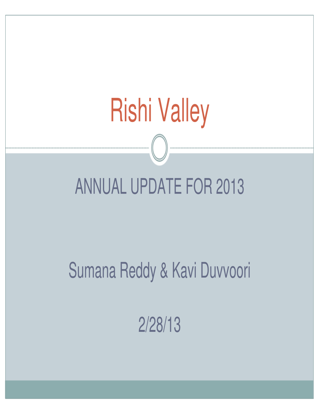 Rishi Valley