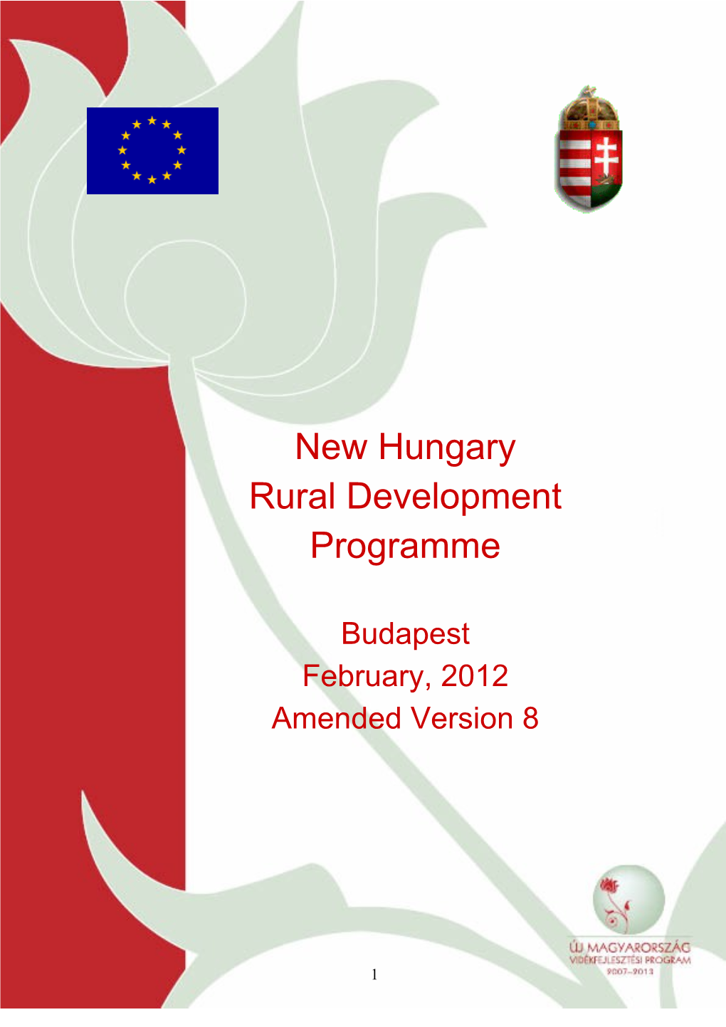 1. Title of Rural Development Programme 9