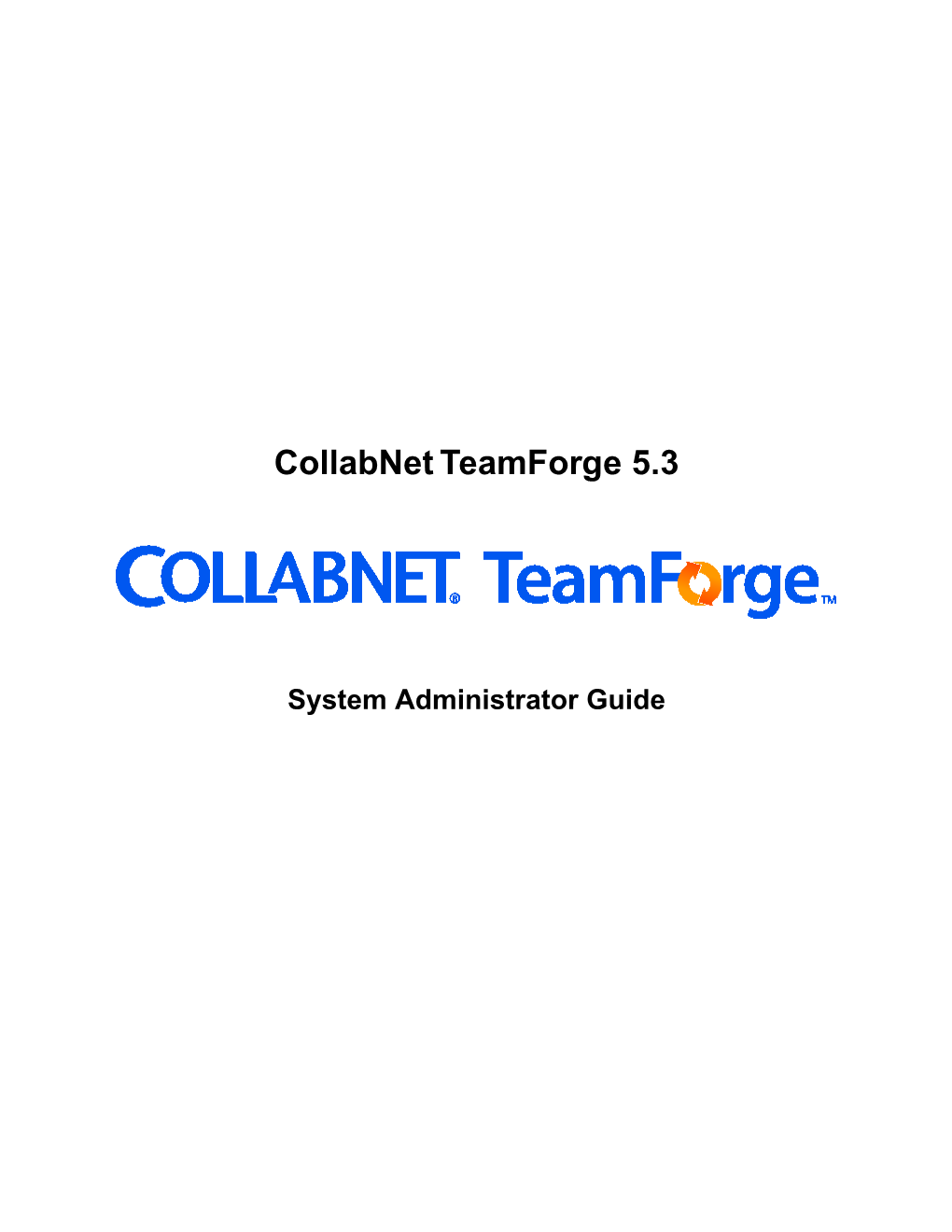 Collabnet Teamforge 5.3