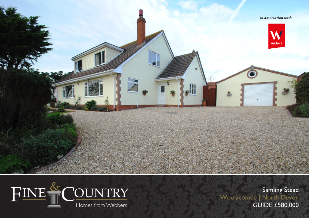 Samling Stead Woolacombe | North Devon GUIDE £580,000