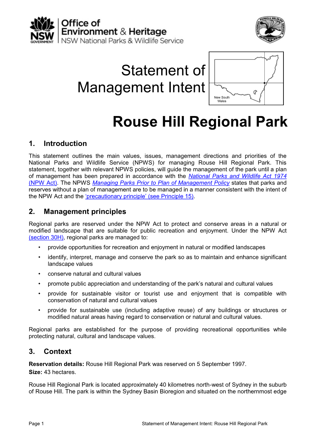 Rouse Hill Regional Park