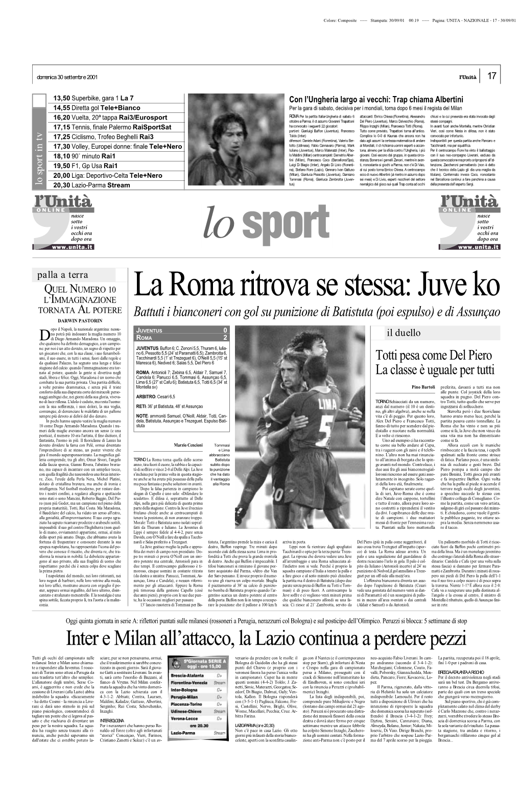Inter E Milan All'attacco, La Lazio Continua a Perdere Pezzi