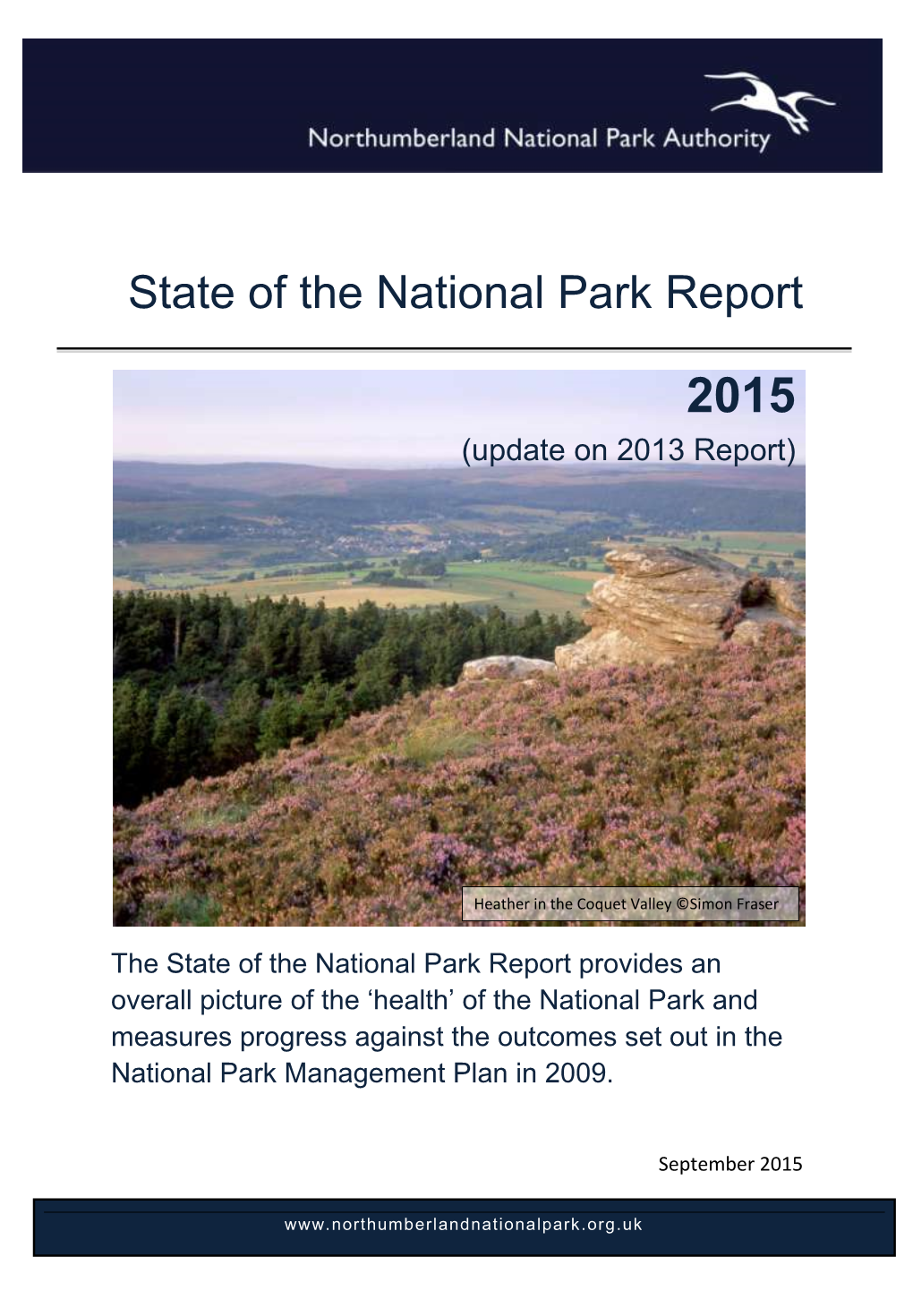 State of the National Park Report 2015