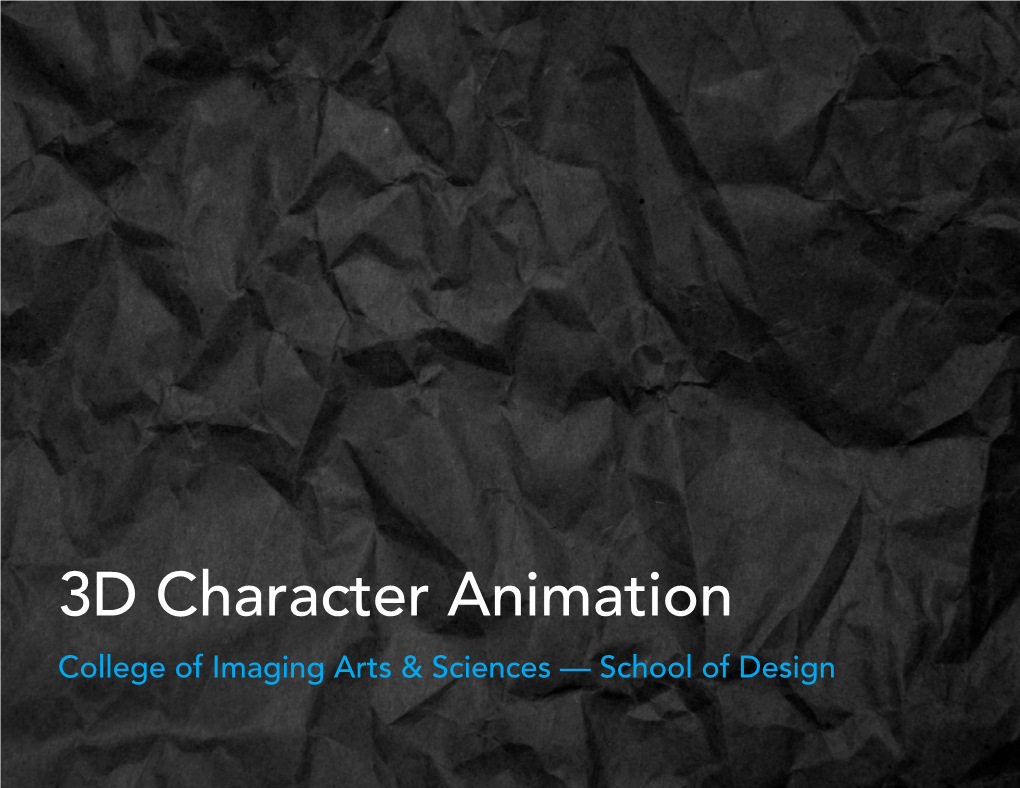 3D Character Animation