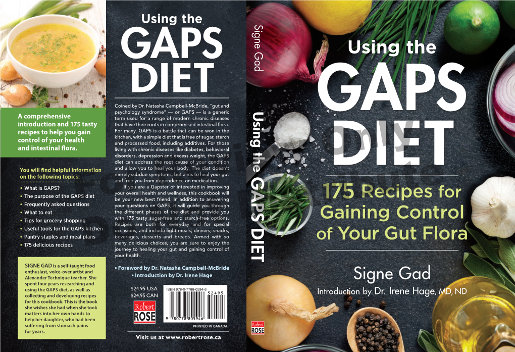 175 Recipes for Gaining Control of Your Gut Flora Using