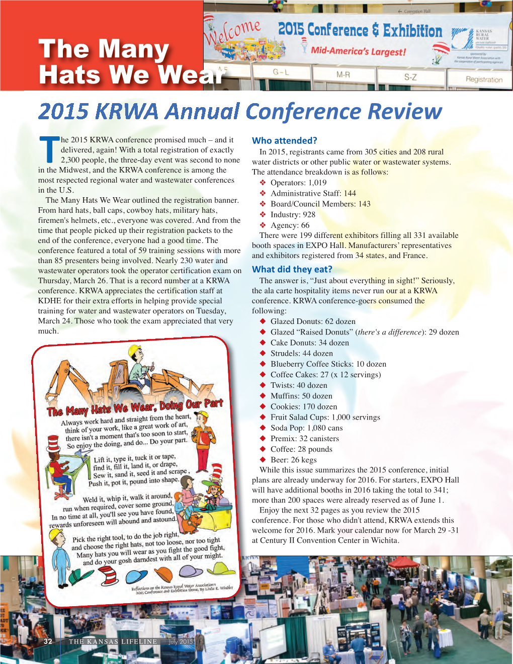 The Many Hats We Wear 2015 KRWA Annual Conference Review