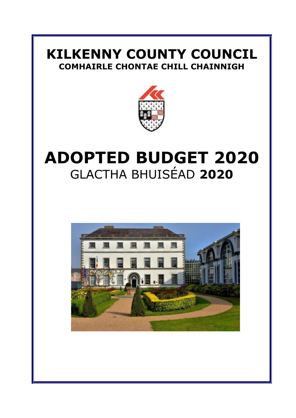Download Adopted Budget 2020.Pdf