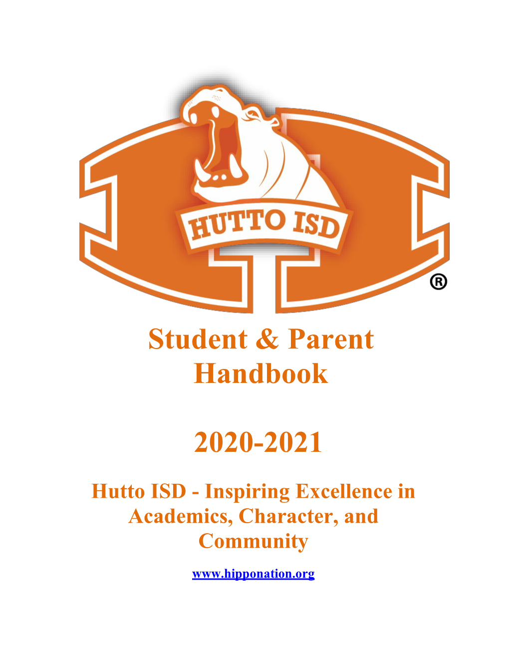 Student & Parent Handbook 2020-2021