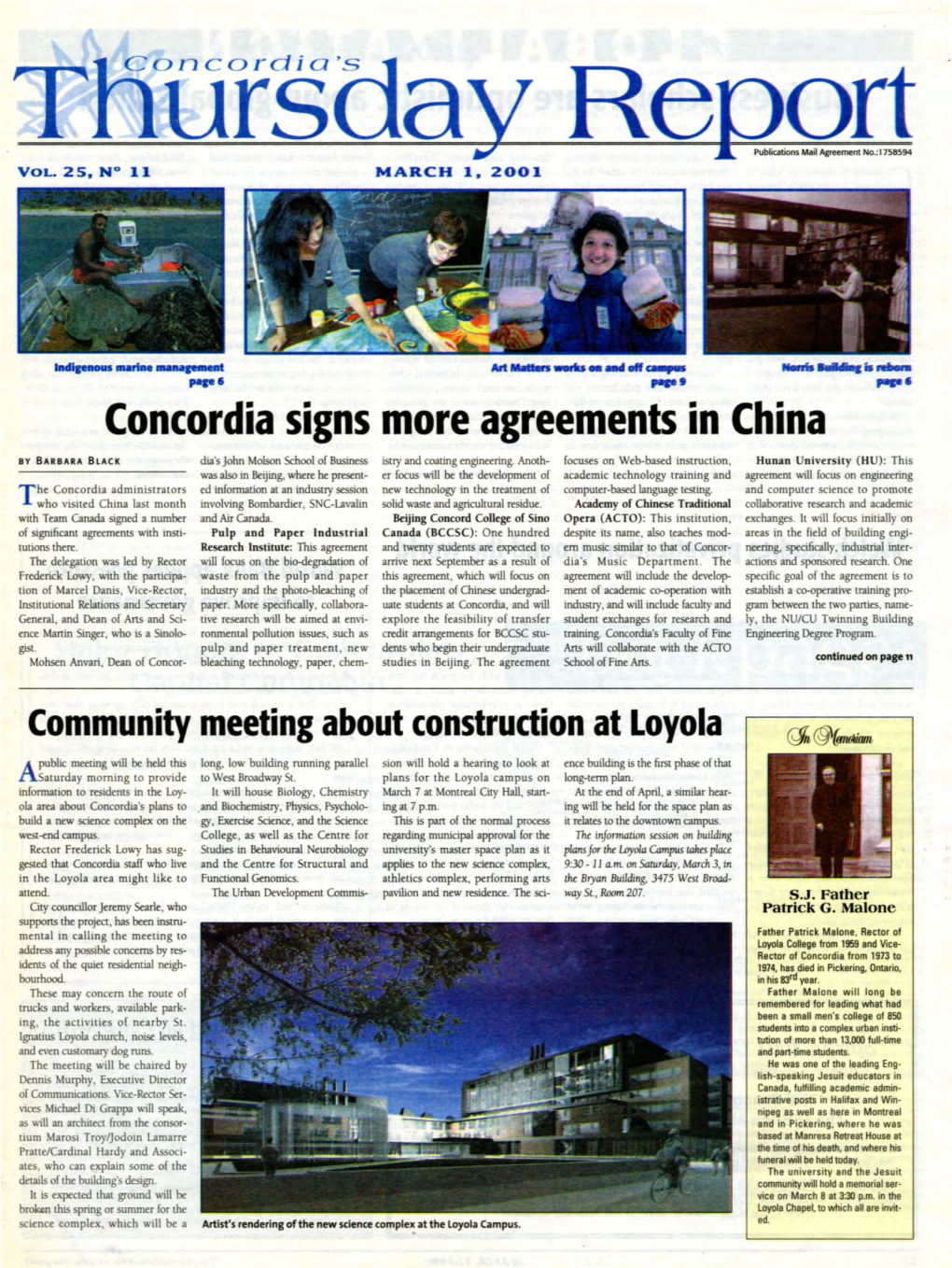 Concordia Signs More Agreements in China