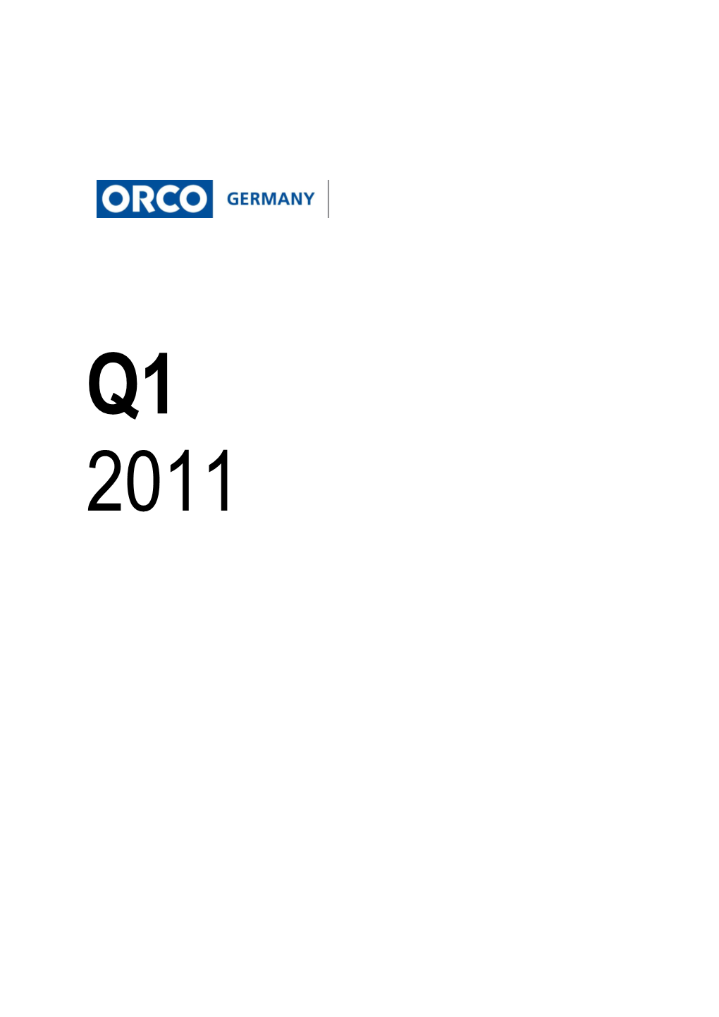 About Orco Germany S