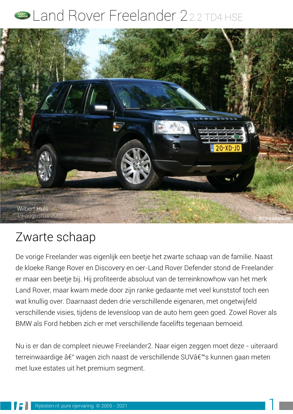 Test Land Rover Freelander 2