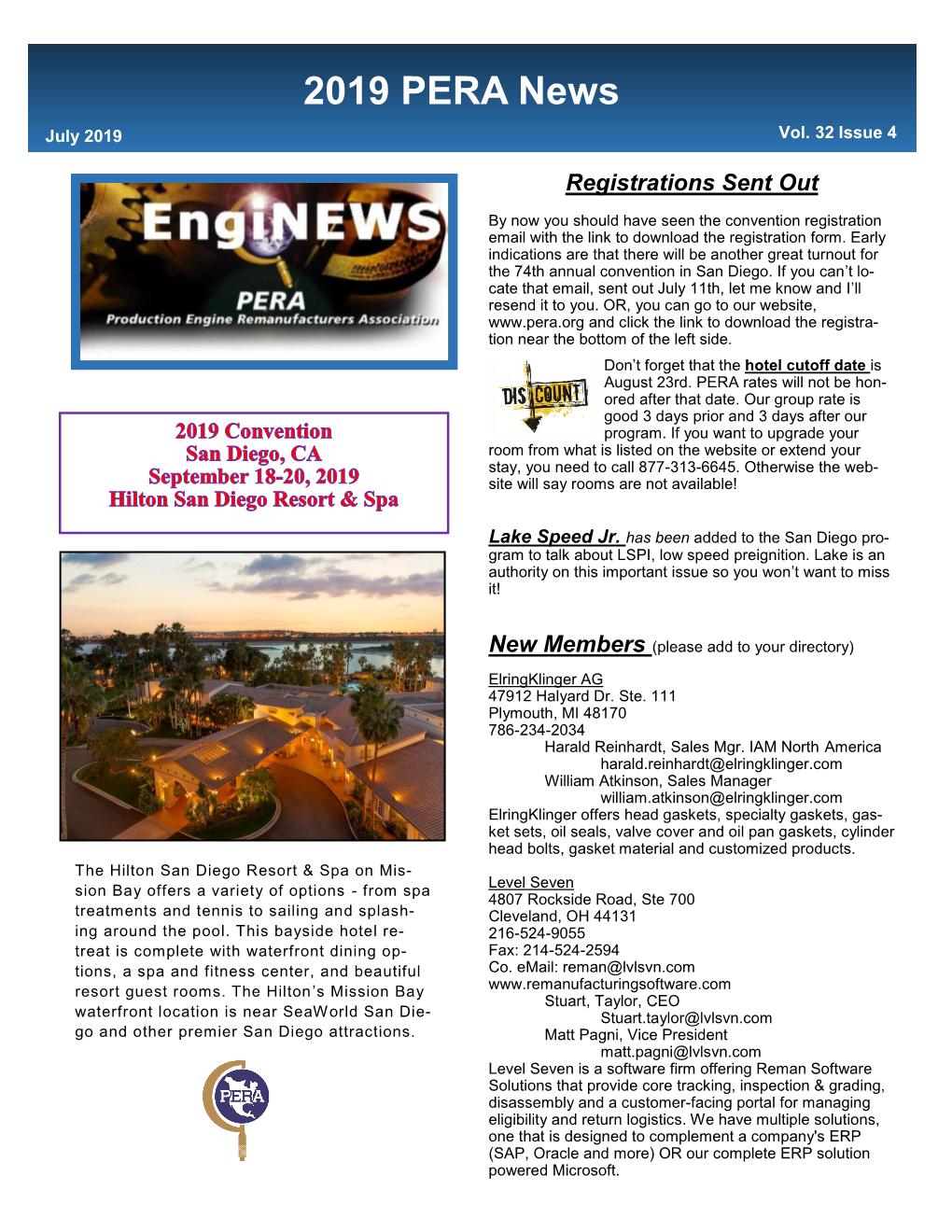 2019 PERA News July 2019 Vol