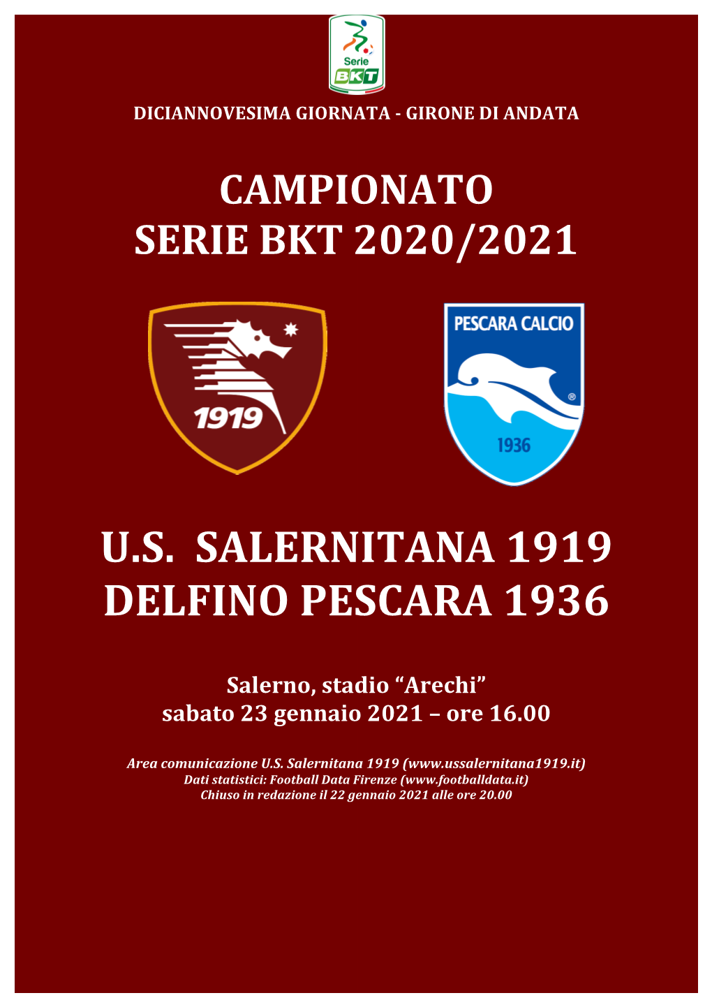 U.S. Salernitana 1919 Delfino Pescara 1936