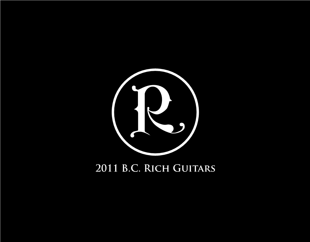 2011 BC Rich Catalog