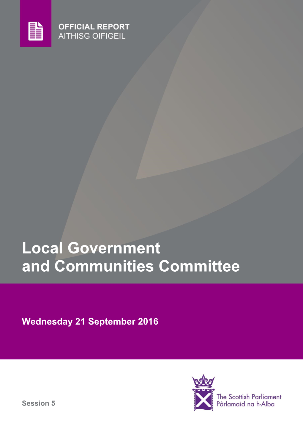 Local Government and Communities Committee