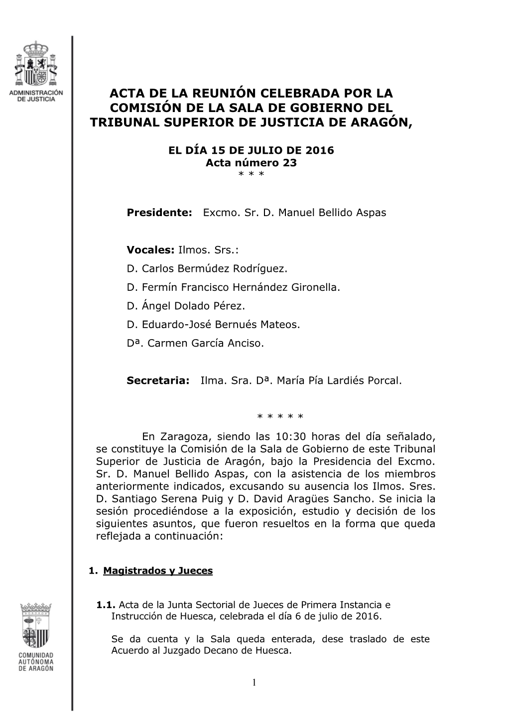 Tribunal Superior De Justicia De Aragón