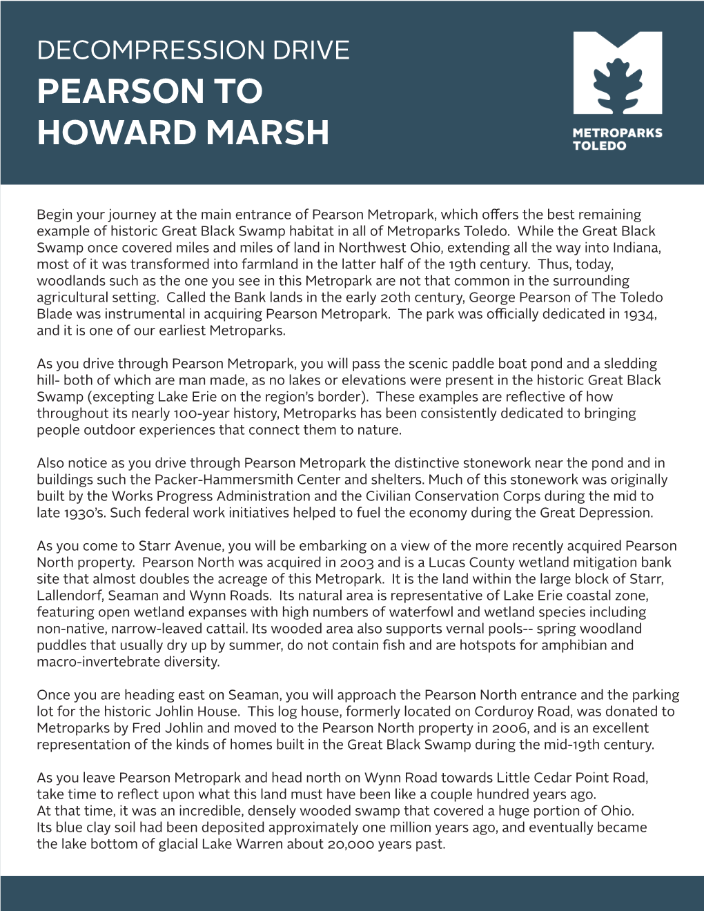 Pearson to Howard Marsh