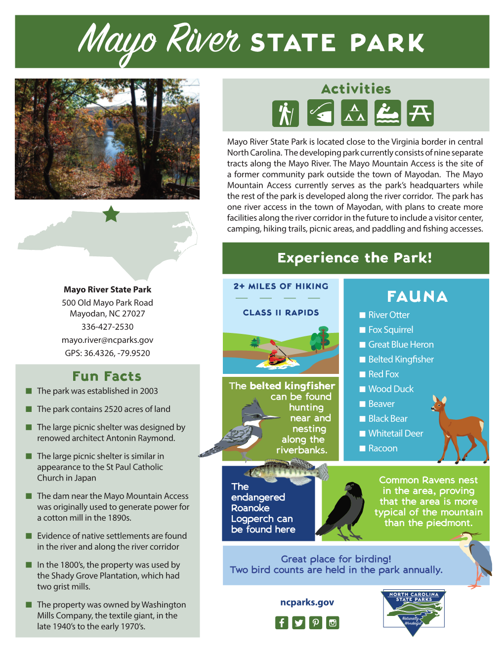 Mayo-River-State-Park-Fact-Sheet.Pdf