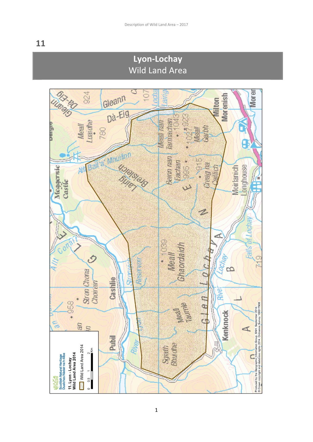 11 Lyon-Lochay Wild Land Area