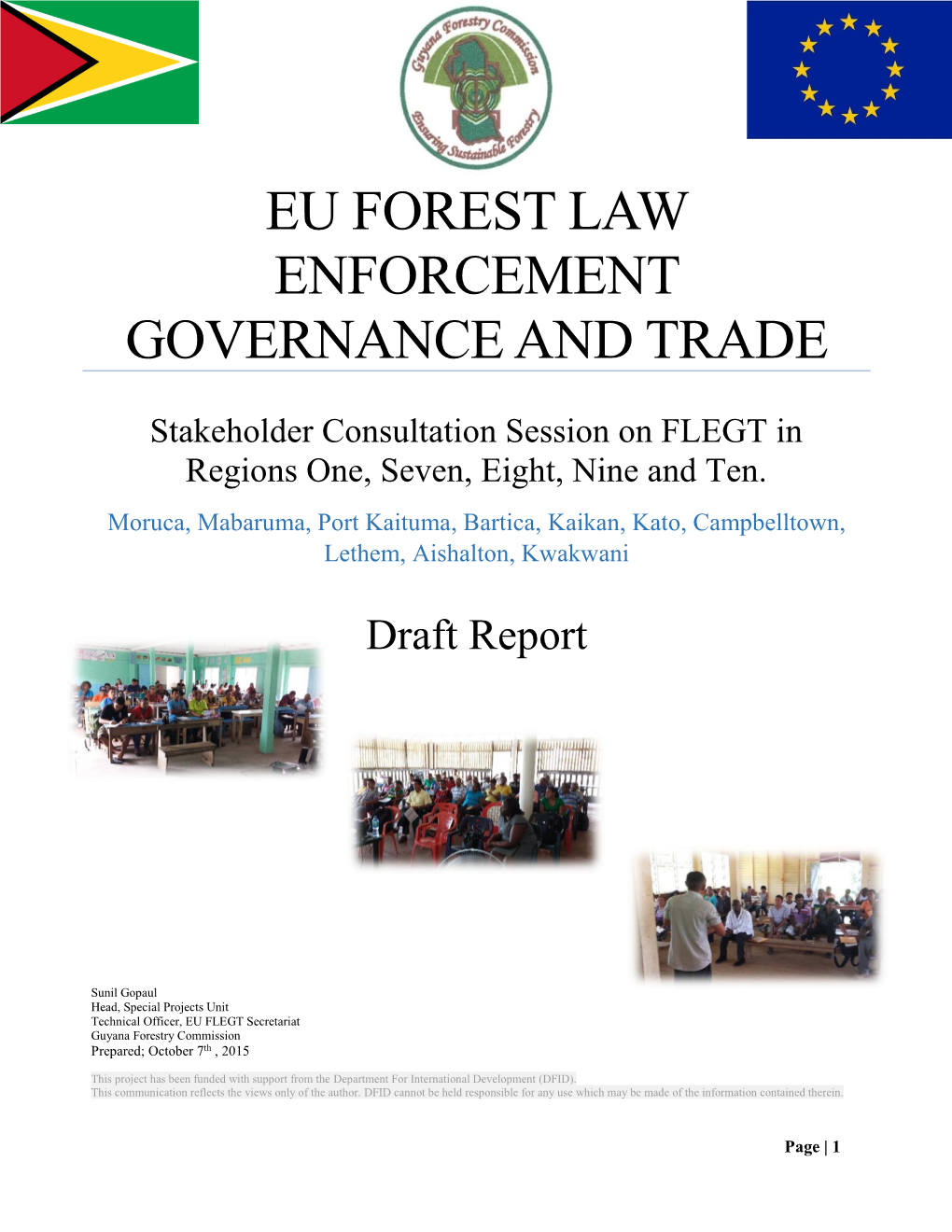 Eu Forest Law Enforcement Governance and Trade