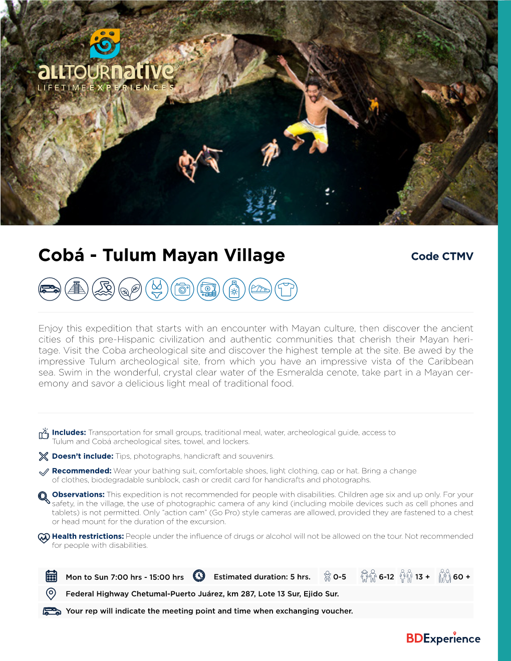 Cobá - Tulum Mayan Village Code CTMV
