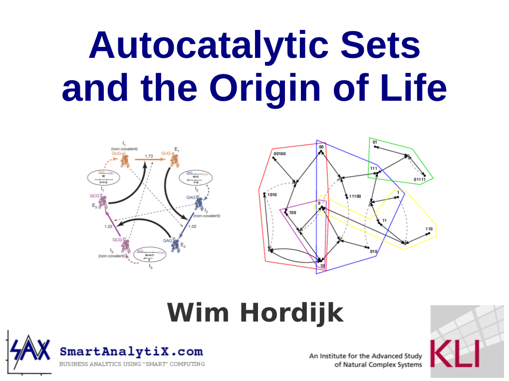 Autocatalytic Sets and the Origin of Life