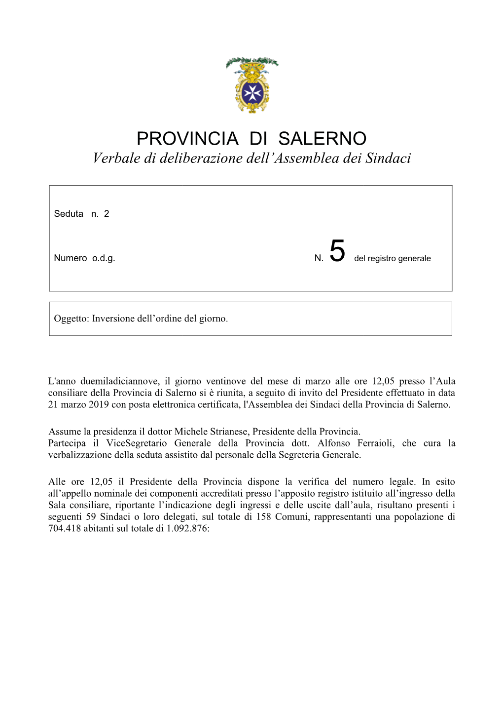 Provincia Provincia Di Salerno Salerno