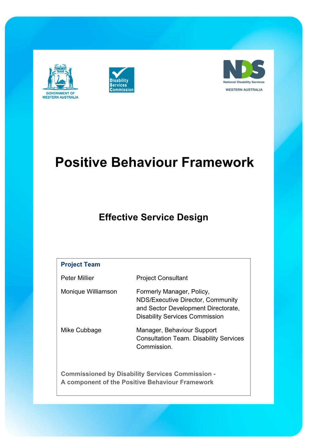 Effective Service Design Report