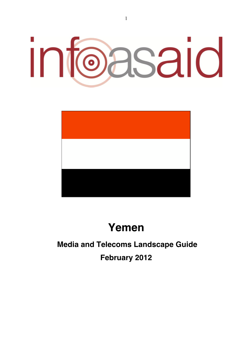 Yemen Media and Telecoms Landscape Guide February 2012
