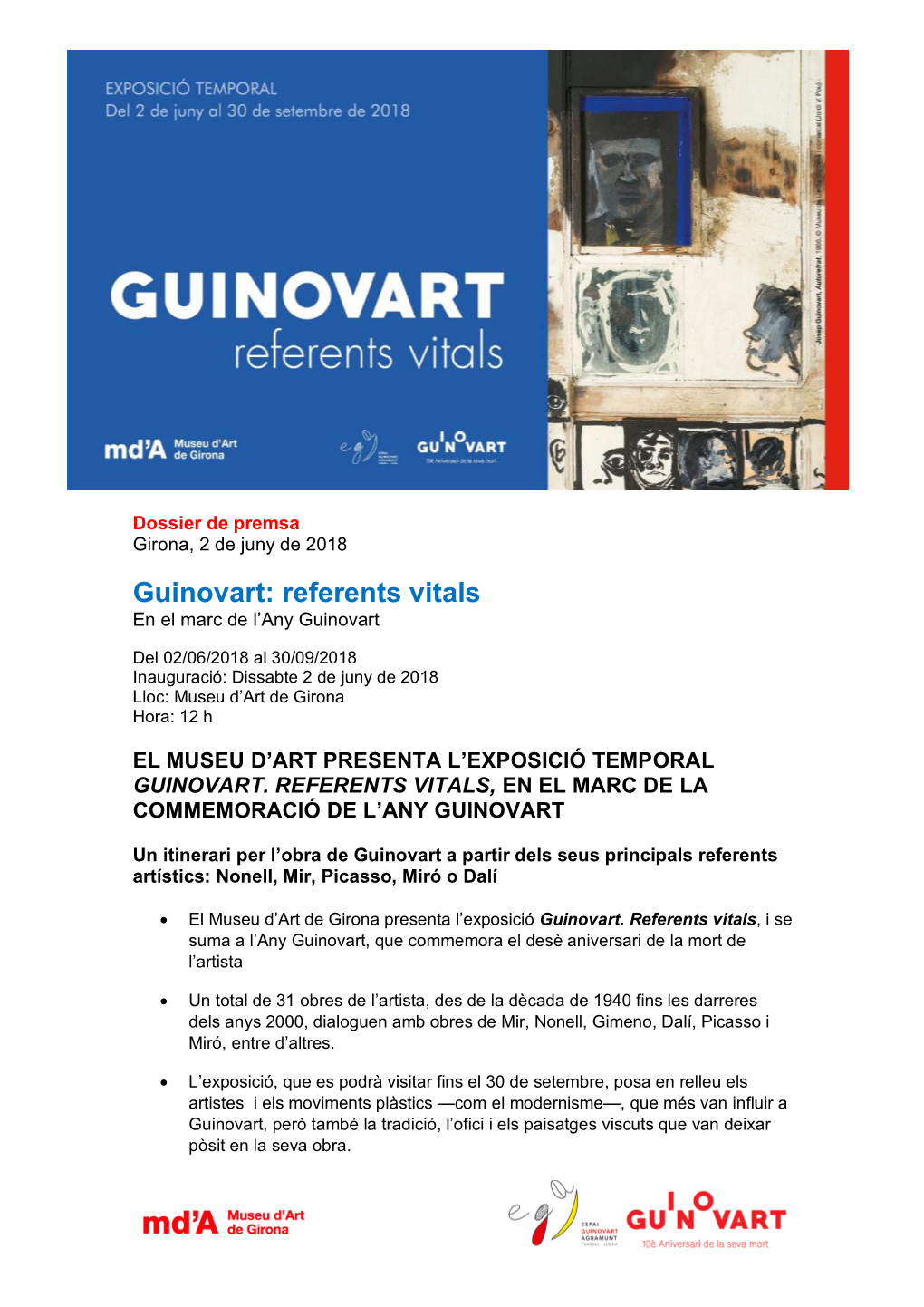 Dossier De Premsa Guinovart